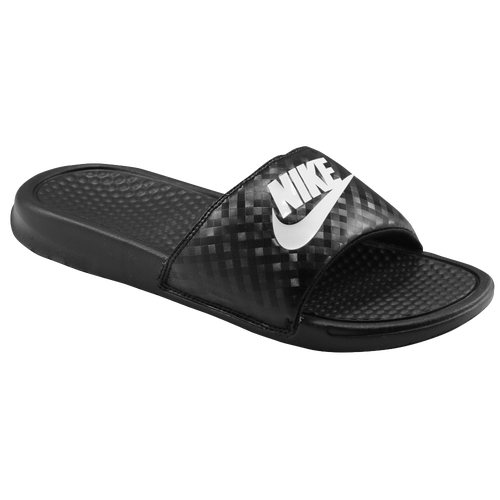 

Nike Womens Nike Benassi JDI Slide - Womens Shoes Black/White Size 11.0