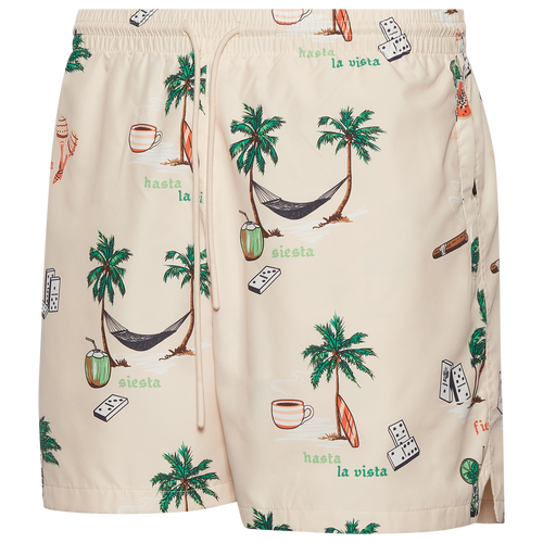 LCKR AA Nylon Shorts - LCKR Parchment/Siesta Fiesta
