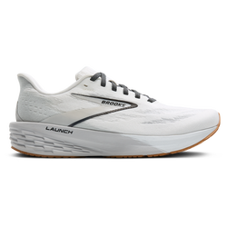 Women's - Brooks Launch 11 - White/Grey/Black