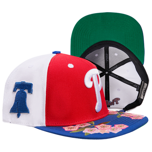 

Pro Standard Pro Standard Phillies State Flower Brim Wool Snapback - Adult Red/White/Navy Size One Size