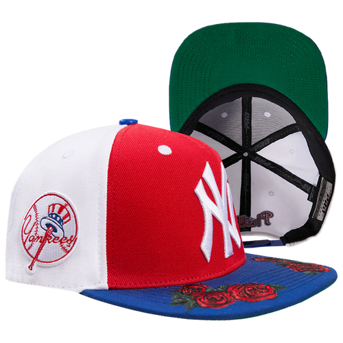 

Pro Standard Pro Standard Yankees State Flower Brim Wool Snapback - Adult Red/White/Navy Size One Size