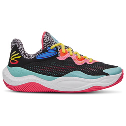 Men's - Under Armour Curry Splash 24 - Black/Neo Turquoise/Taxi