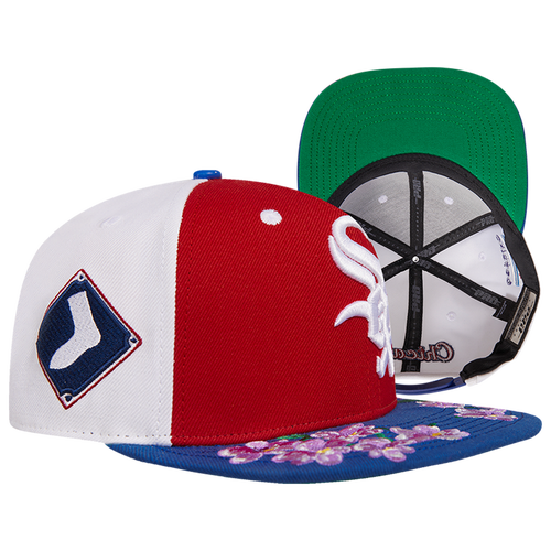 

Pro Standard Pro Standard White Sox State Flower Brim Wool Snapback - Adult Red/White/Navy Size One Size