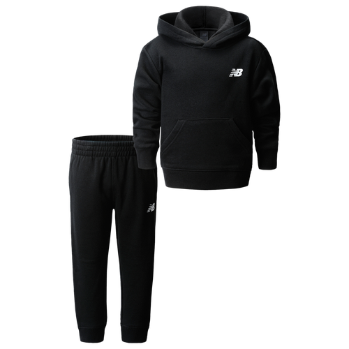 

Boys Preschool New Balance New Balance 2 Piece Fleece Set with Joggers - Boys' Preschool Black Size 4