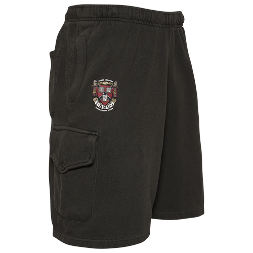 

Cross Colours Mens Cross Colours Crest Fleece Shorts - Mens Vintage Black Size M