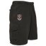 Cross Colours Crest Fleece Shorts - Men's Vintage Black