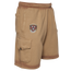 Cross Colours Crest Fleece Shorts - Men's Vintage Khaki