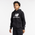 New Balance Classic Fleece Hoodie - Boys' Grade School Black/White