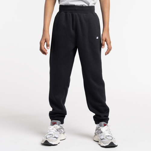 

Boys New Balance New Balance Classic Fleece Pants - Boys' Grade School Black/White Size S