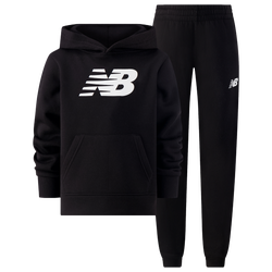 Boys' Infant - New Balance Fleece Set - Black/White