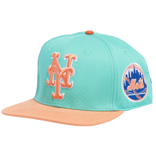 

Pro Standard Pro Standard Mets Food Pack Wool Snapback - Adult Orange/White/Mint Size One Size