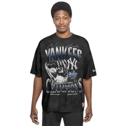 Men's - New Era Yankees World Series Champs T-Shirt  - Black/Multi