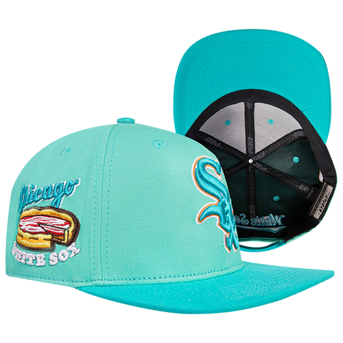 

Pro Standard Pro Standard White Sox Food Pack Wool Snapback - Adult White/Red/Mint Size One Size