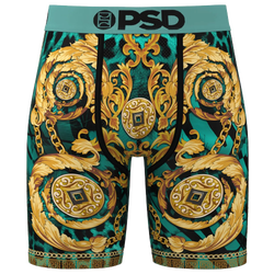 Men's - PSD Regal Cheetah Underwear - Teal/Gold