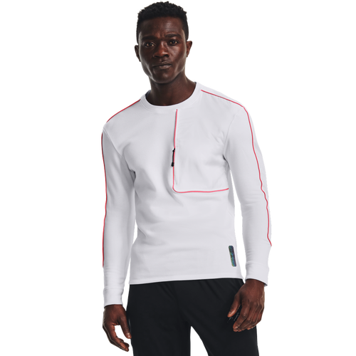 Under Armour Mens  Run Anywhere L/s T-shirt In White