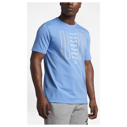 Men's - Jordan Retro 11 Jumpman 23 T-Shirt - University Blue/White