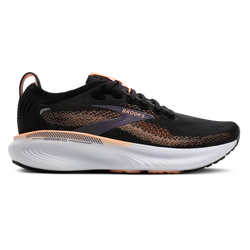 Women's - Brooks Adrenaline GTS 25 - Black/Peach/Mulled Grape