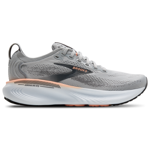 WOMENS - Brooks Adrenaline GTS 25 Wide - Coral/Grey Blackened Pearl