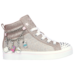 Girls' Preschool - Skechers Twinkle Charms - White/Pink