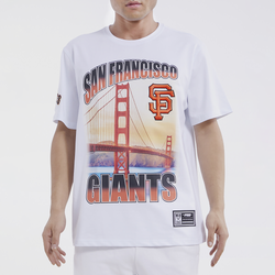 Men's - Pro Standard Giants Hometown Gradient T-Shirt - White/White