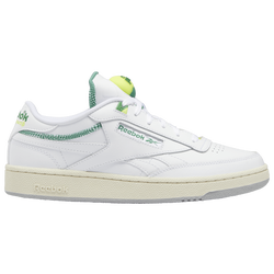 Men's - Reebok Club C 85 Pump - White/Green/Yellow