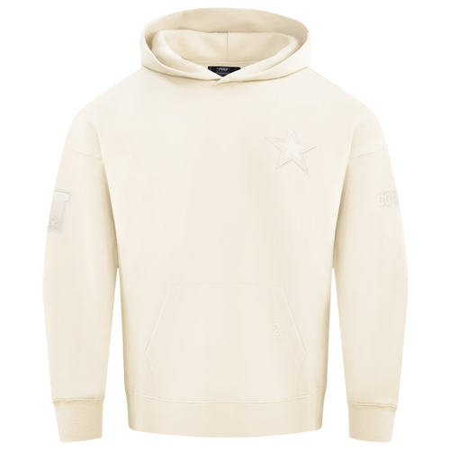  - Pro Standard Cowboys Pullover Hoodie - Eggshell