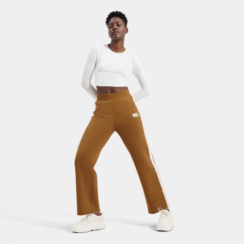 WOMENS - UGG Myah Fluff Fleece Pants - Chestnut