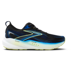 Men's - Brooks Glycerin 22 - Black/Cobalt/Neo Yellow