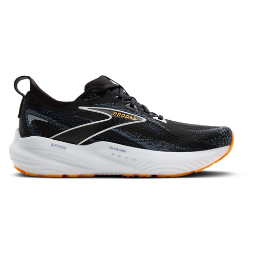 MENS - Brooks Glycerin 22 - Black/Country Blue Orange Pop