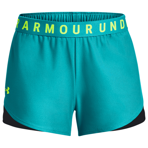 

Under Armour Womens Under Armour Play Up Shorts 3.0 - Womens Coastal Teal/Black Size M