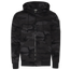 CSG Basic Full-Zip Fleece Hoodie - Men's Black Camo/Gray