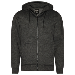 Men's - CSG Basic Full-Zip Fleece Hoodie - Black Marl