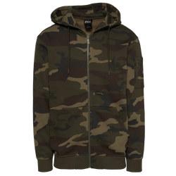 Men's - CSG Basic Full-Zip Fleece Hoodie - Jungle Camo/Black