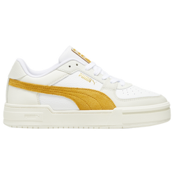 Men's - PUMA Cali Pro Suede  - Vapor Grey/Mustard Seed/White