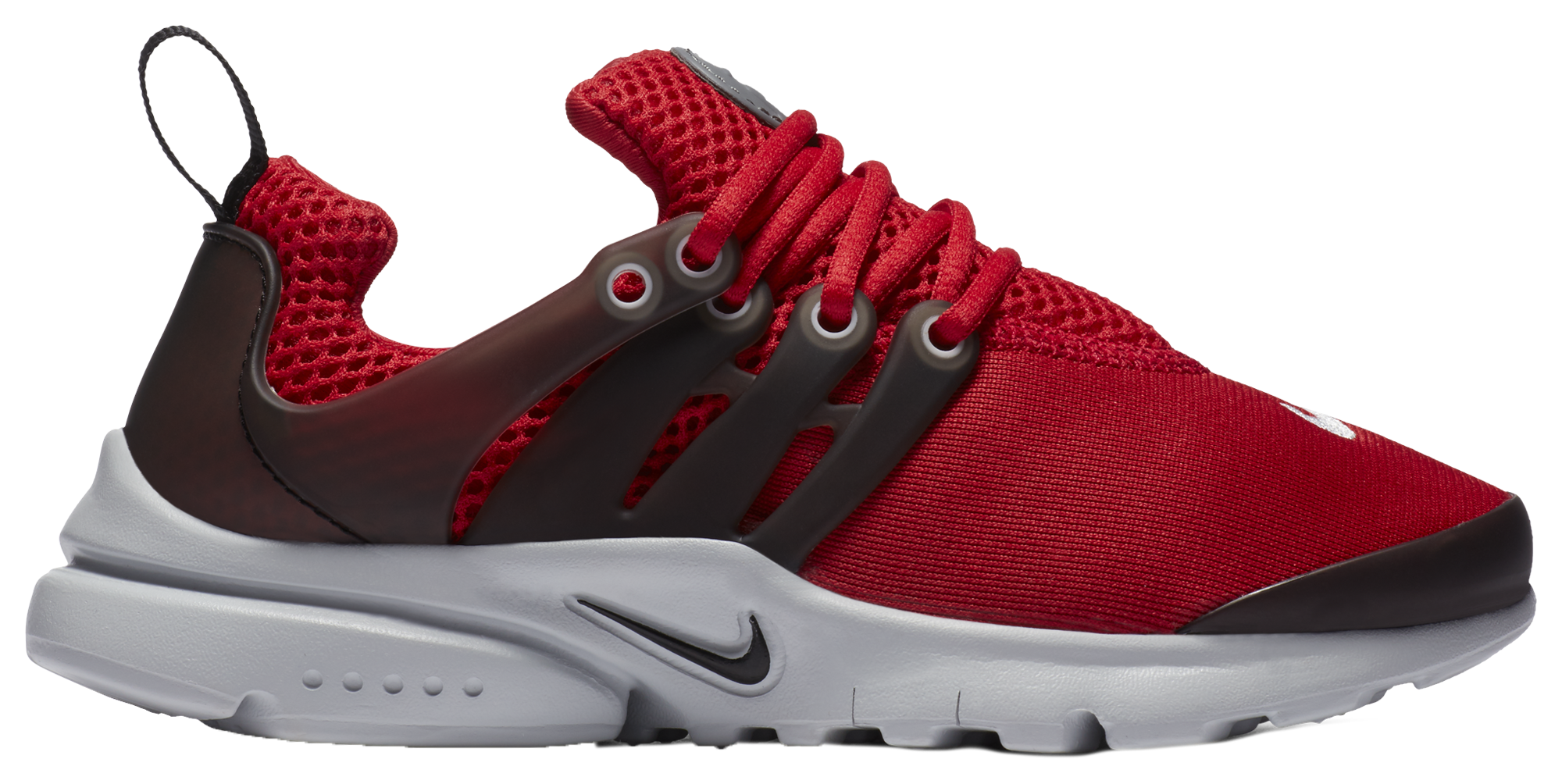 nike air presto red and black
