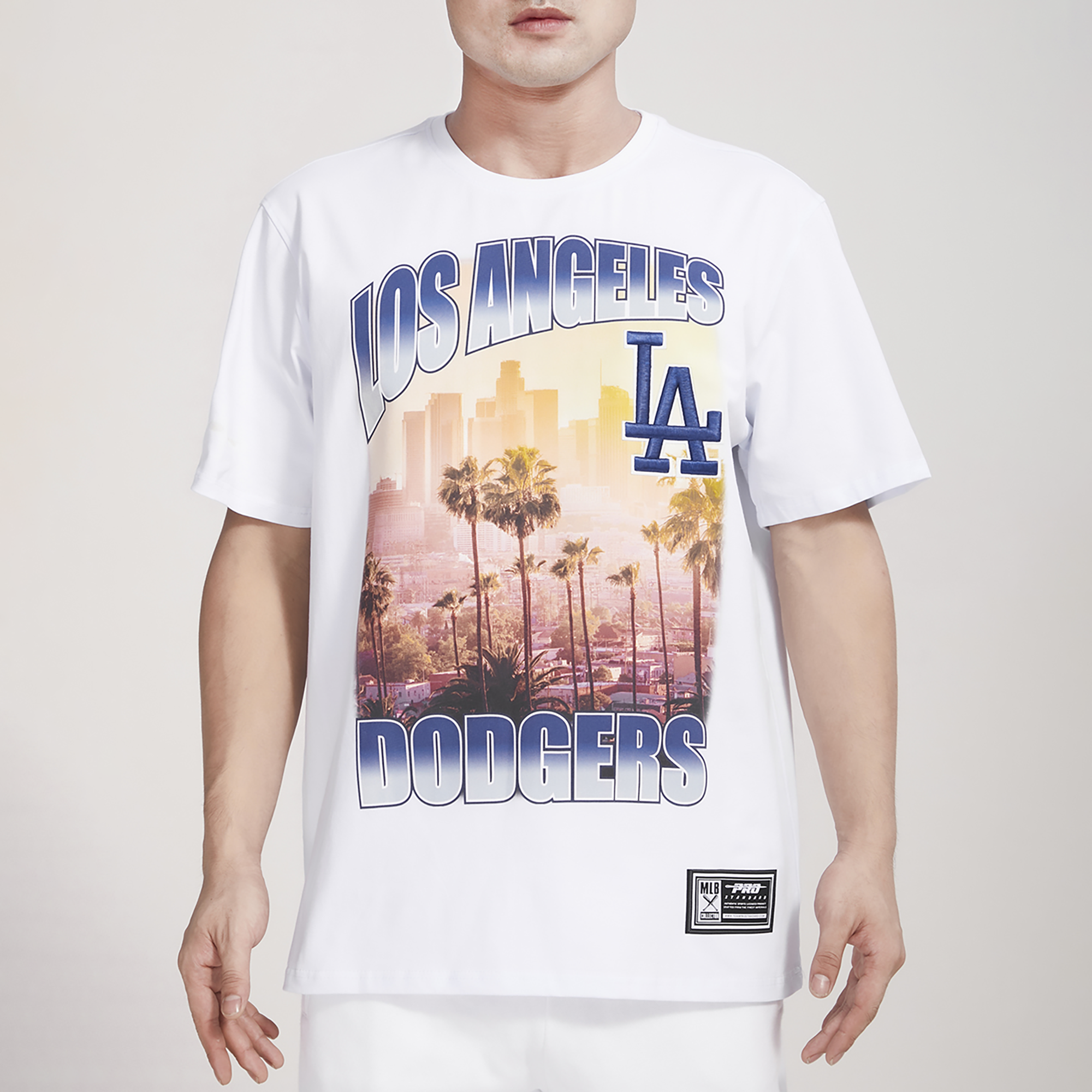 Los Angeles Dodgers Pride Graphic T-Shirt - White - Mens