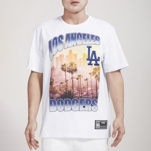 

Pro Standard Mens Pro Standard Dodgers Hometown Gradient T-Shirt - Mens White/White Size XL