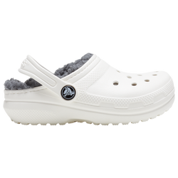 Boys' Grade School - Crocs Lined Clog  - White/Gray