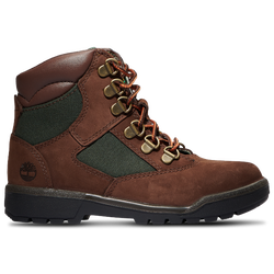 Boys' Preschool - Timberland 6" Field Boots - Brown/Dark Olive