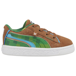 Boys' Toddler - PUMA Suede Minecraft - Brown/Green