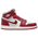 Jordan Retro 1 High OG - Boys' Preschool Iron Ore/Varsity Red
