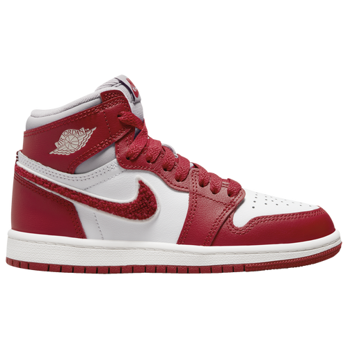 

Jordan Girls Jordan Retro 1 High OG - Girls' Preschool Basketball Shoes Iron Ore/Varsity Red Size 3.0