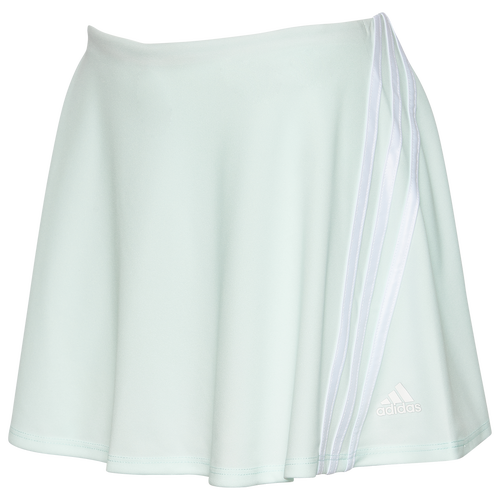 

adidas Girls adidas 3 Stripe Skort - Girls' Grade School Teal/White Size L