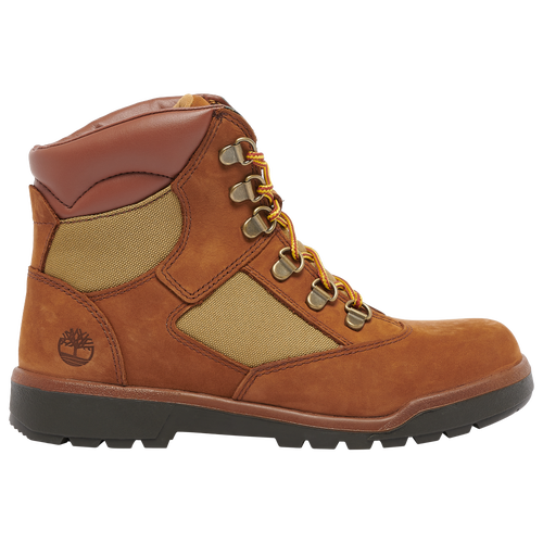 

Boys Timberland Timberland 6" Field Boots - Boys' Grade School Shoe Sundance/Brown Size 06.5