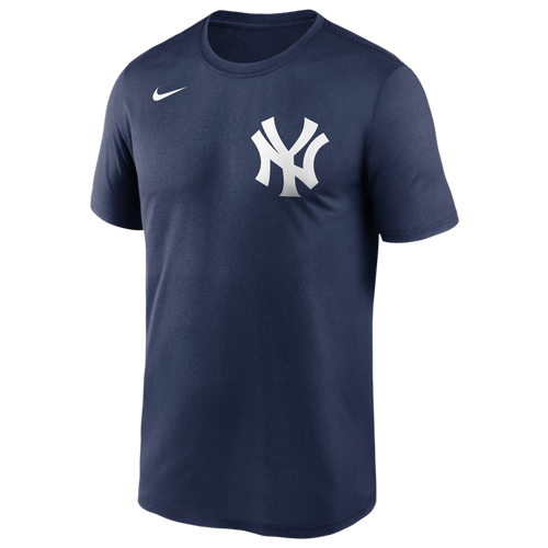 

Nike Mens New York Yankees Nike Yankees Wordmark Legend T-Shirt - Mens Navy/Navy Size M
