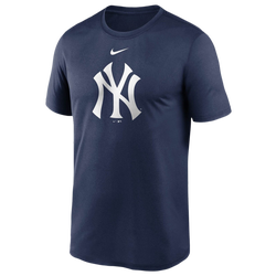 Men's - Nike Yankees Large Logo Legend T-Shirt - Navy/Navy
