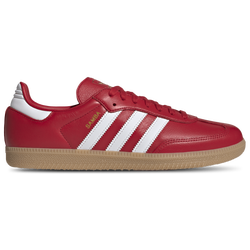 Men's - adidas Originals Samba   - Better Scarlet/White