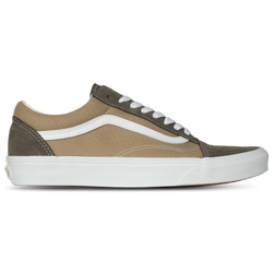 Men's - Vans Old Skool  - Canvas/White/Block Brown