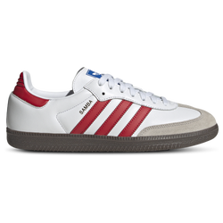 Men's - adidas Originals Samba   - Better Scarlet/White