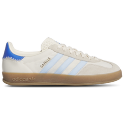 Men's - adidas Originals Gazelle Indoor - Off White/Clear Sky/Blue